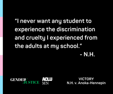 VICTORY For Our Transgender Client, Nick.