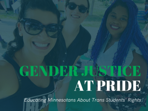 Gender Justice Visits Twin Cities Pride