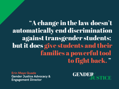 Transgender Students Head Back to School with New Protections