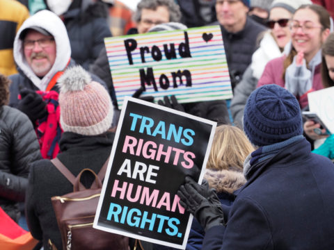 Thank you to everyone who showed up for Trans kids!