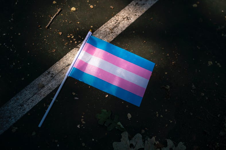 trans pride flag