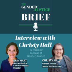 Christy Hall: 10 years of success at Gender Justice