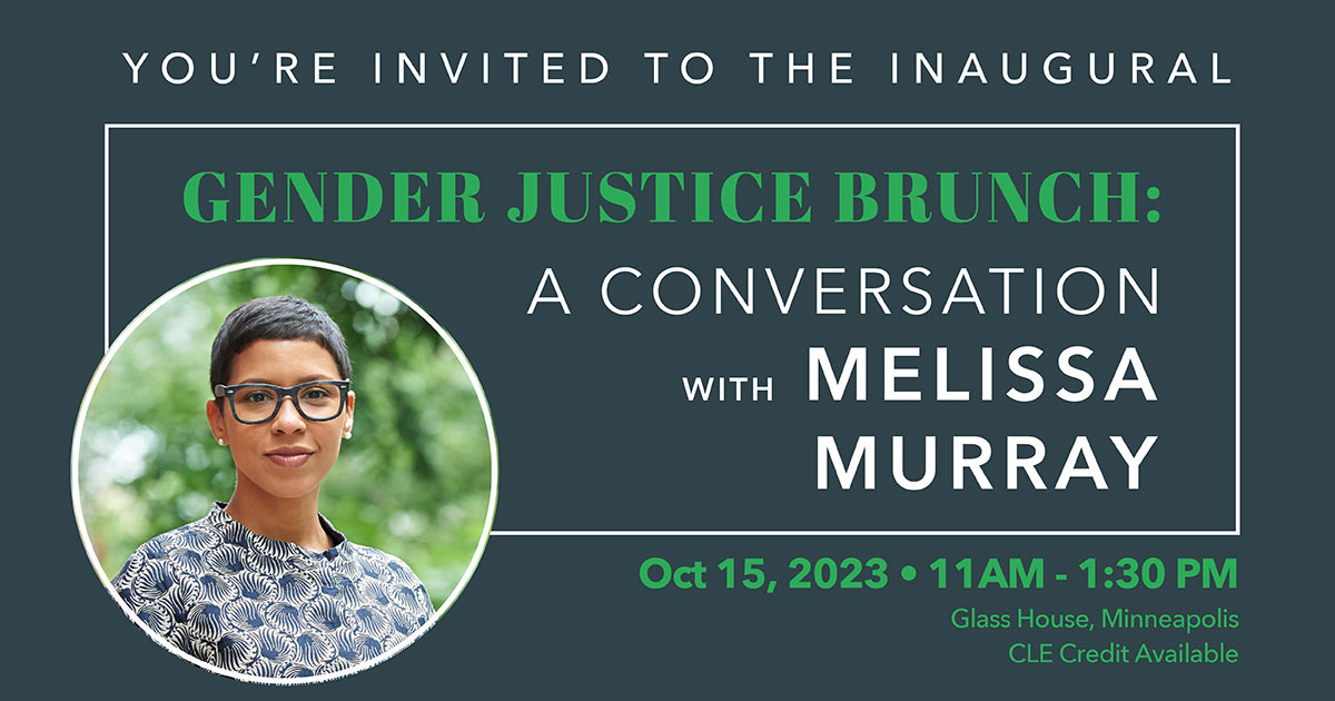 Gender Justice Brunch: A Conversation with Melissa Murray