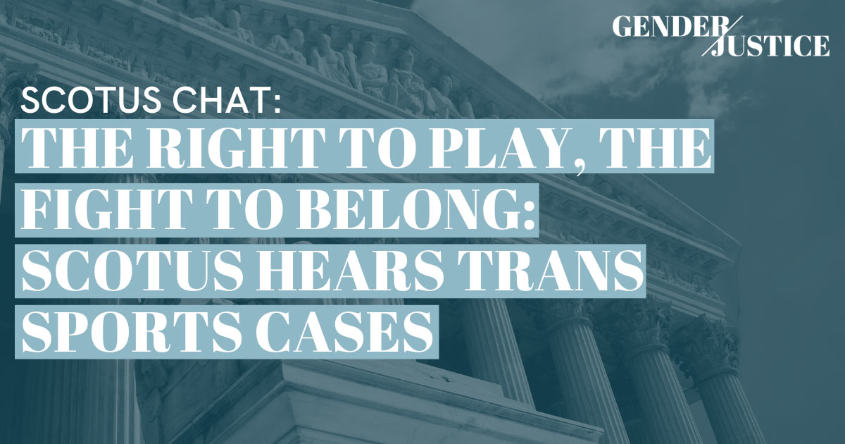 SCOTUS Hears Trans Sports Cases